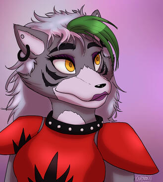 Disney Animatronic Roxanne Wolf (Fanart)